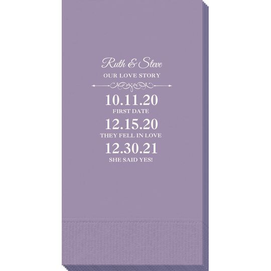 Our Love Story Guest Towels
